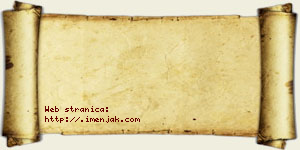 Hana Makregić vizit kartica